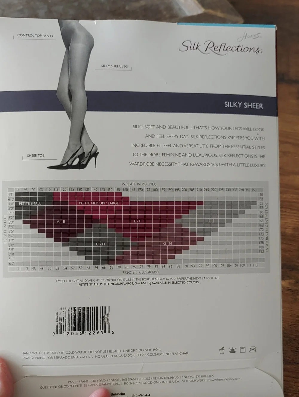 Hanes Silk reflections nwt hanes